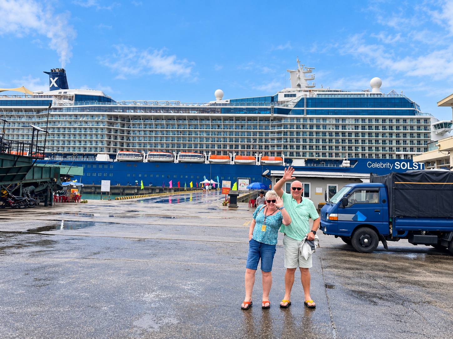 Chan May Port to Hue City by Private Car 1